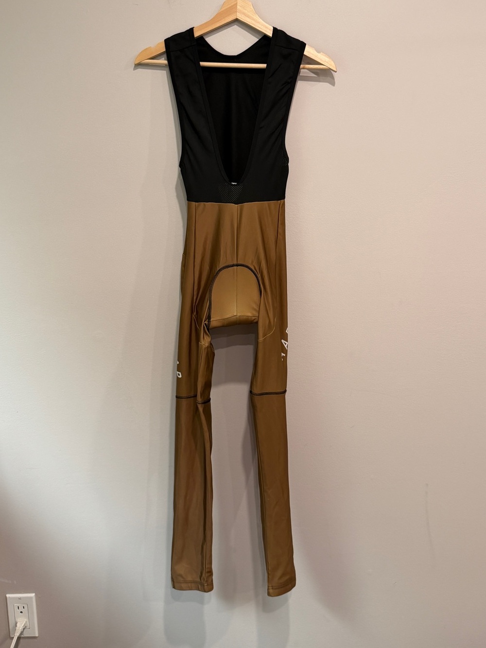 MAAP Team Evo Thermal Cycling Bib Tights Olive Drab Brown Womens XS